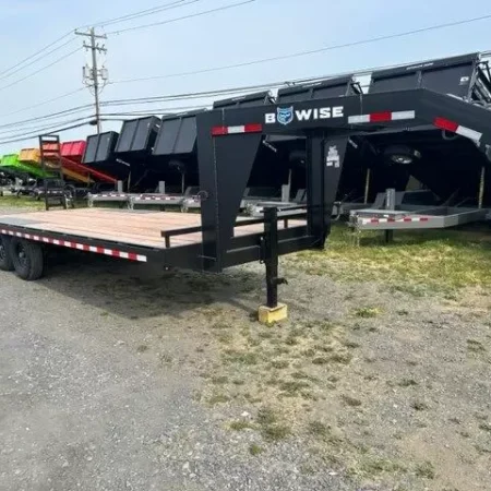 BWise 8.5 x 24 Gooseneck Equipment Trailer